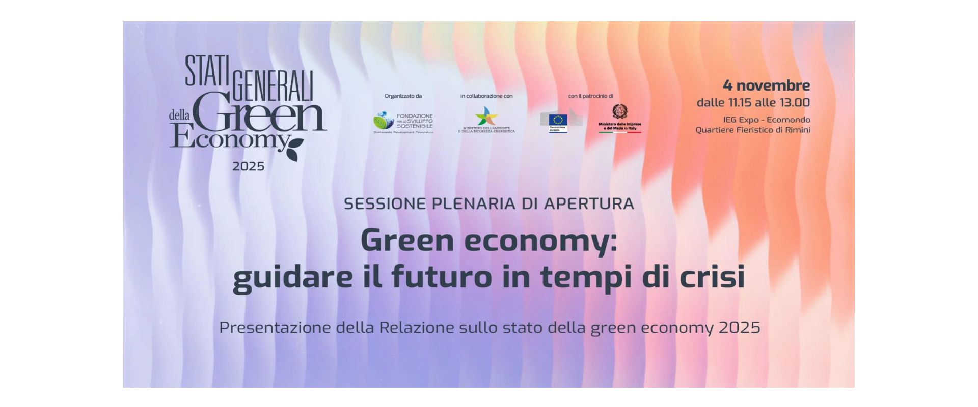 Stati generali della Green Economy 2025